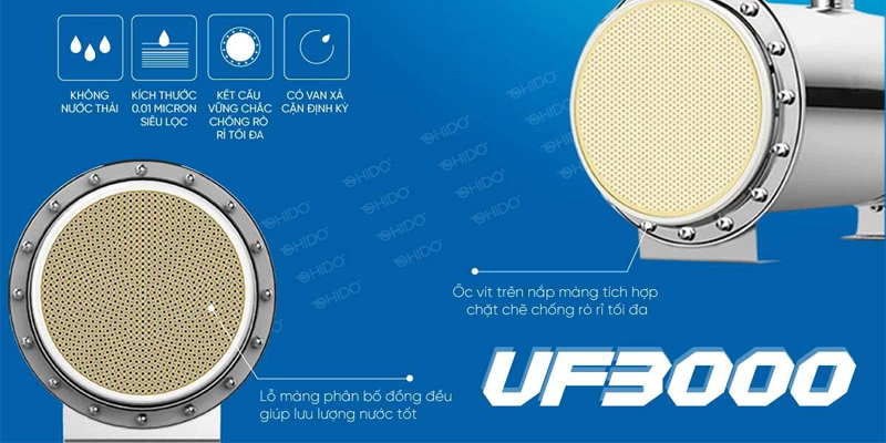 avt hệ thống lọc nước đầu nguồn uf
