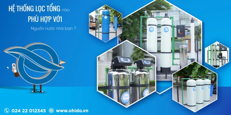hệ thống lọc nước đầu nguồn chất lượng