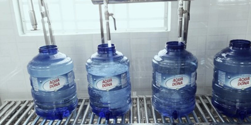 avt Dây chuyền lọc nước đóng bình aquadona