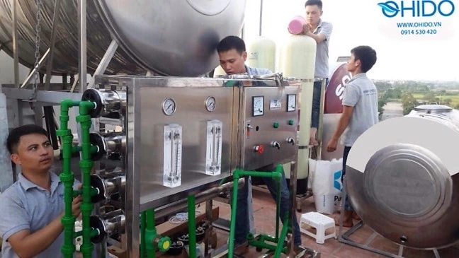 Hệ thống lọc nước đầu nguồn cho biệt thự Lideco