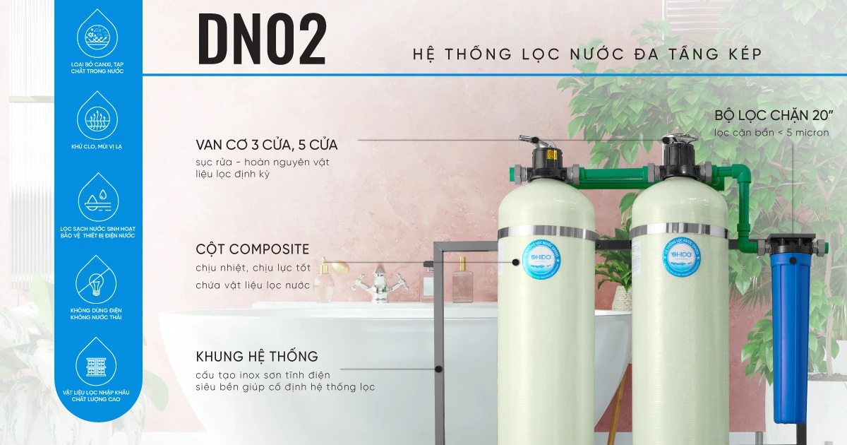Hệ thống lọc tổng DN02