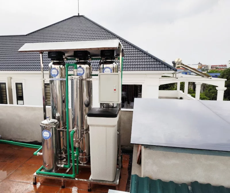 hệ thống lọc nước đầu nguồn dn03 full inox