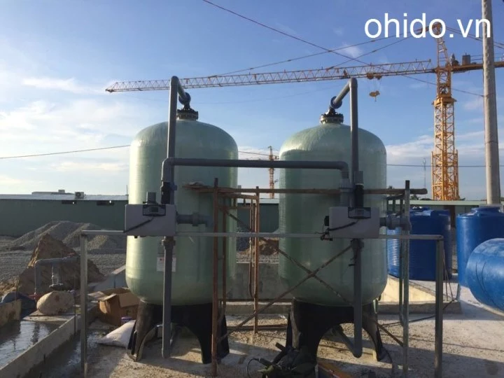 hệ thống lọc nước giếng khoan bệnh viện kiên giang