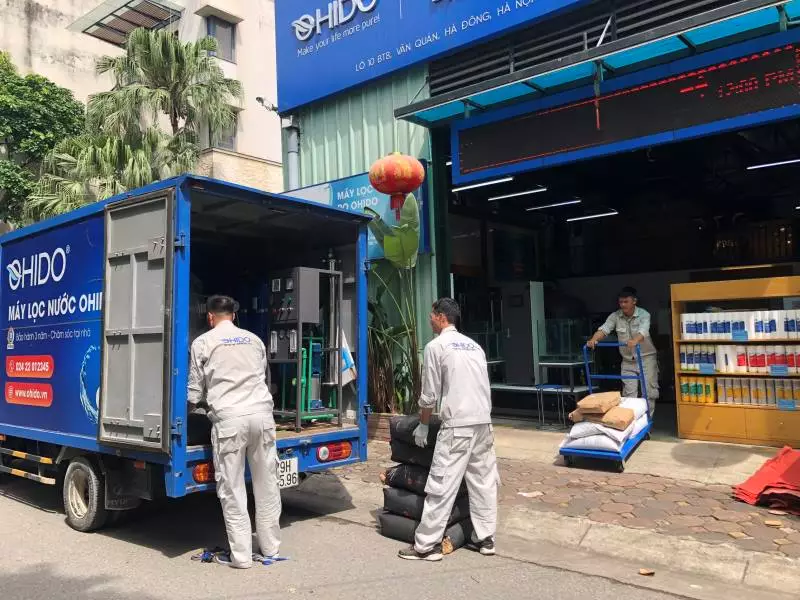 Dây chuyền lọc nước hanyang 5