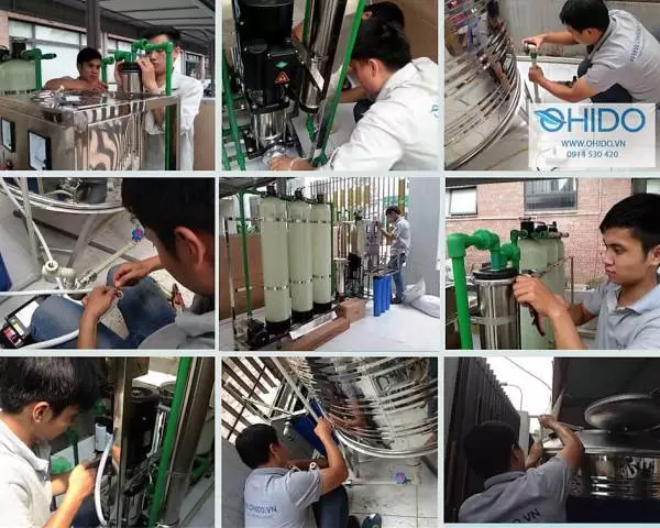Dây chuyền lọc nước lương thế vinh 2