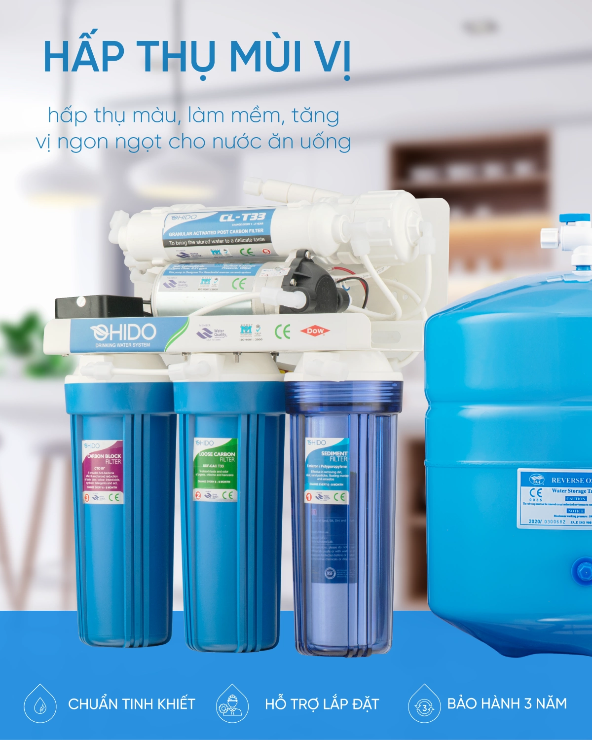 máy lọc nước 5 cấp lọc banner