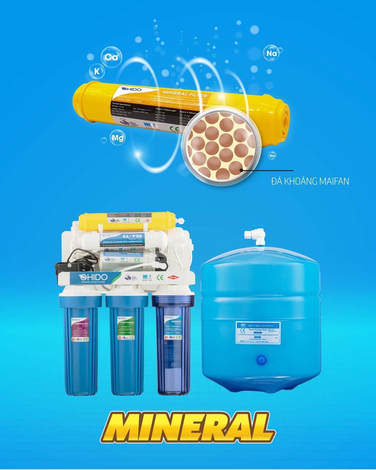 máy lọc nước 6 cấp lọc banner