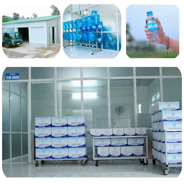 Dây chuyền lọc nước đóng bình tam đảo eco 1