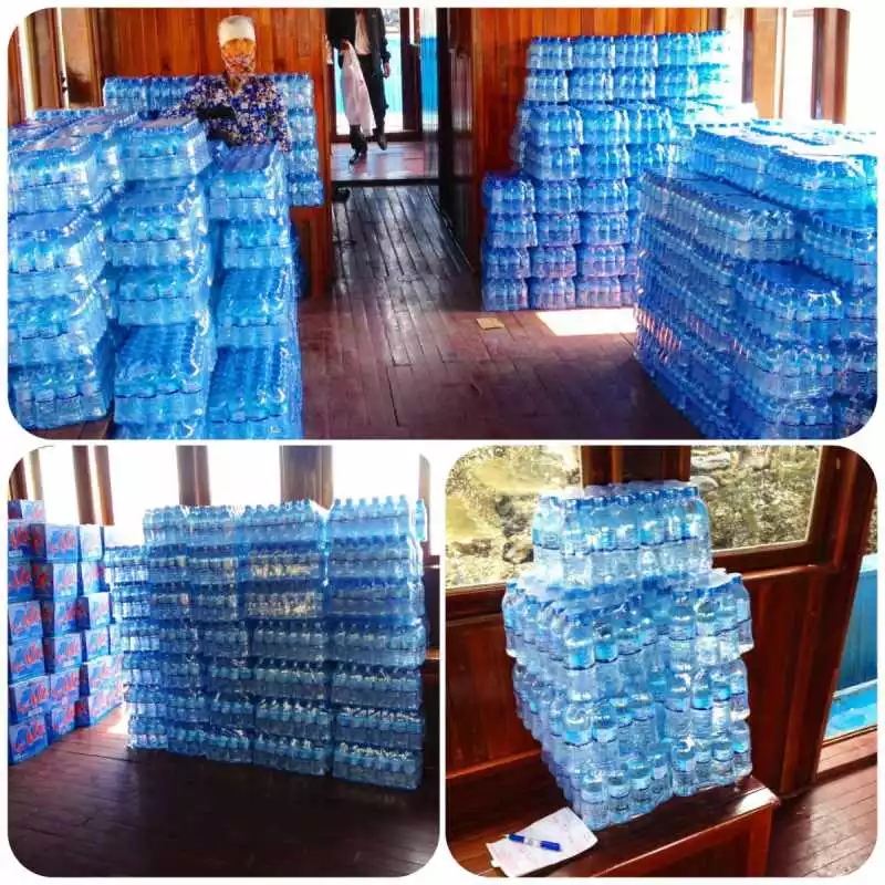 Dây chuyền lọc nước đóng bình hạ long water 3