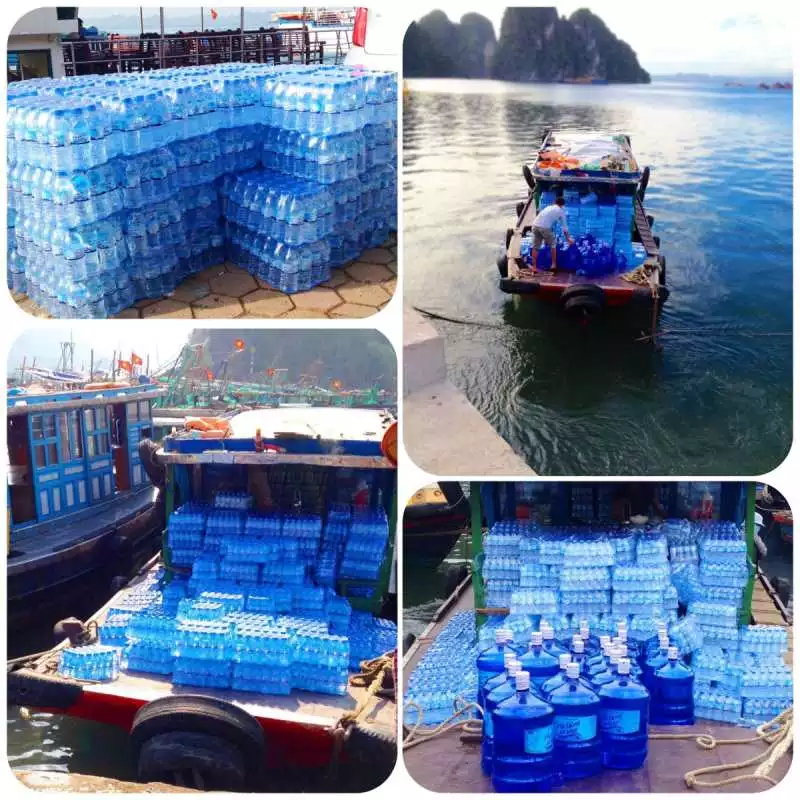 Dây chuyền lọc nước đóng bình hạ long water 4