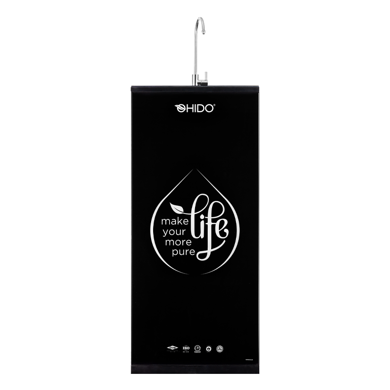 Vỏ tủ 3d đen máy lọc nước